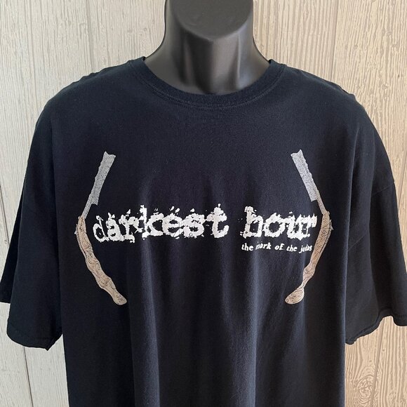 Darkest Hour Mark of the Judas Original Band T Shirt 2XL 2000 Tour Thrash Metal - Picture 9 of 14